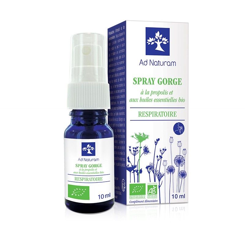 SPRAY GORGE - Propolis & Huiles essentielle bio